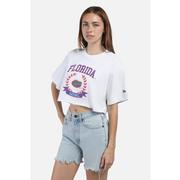 Florida Hype And Vice Giant Logo Track Top Cropped Tee